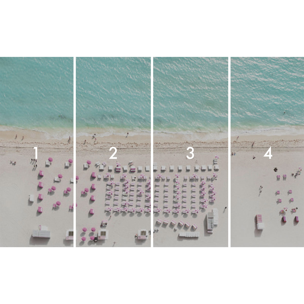 Komar  Vlies Fototapete Pink Umbrella 400x250 cm Bild 3