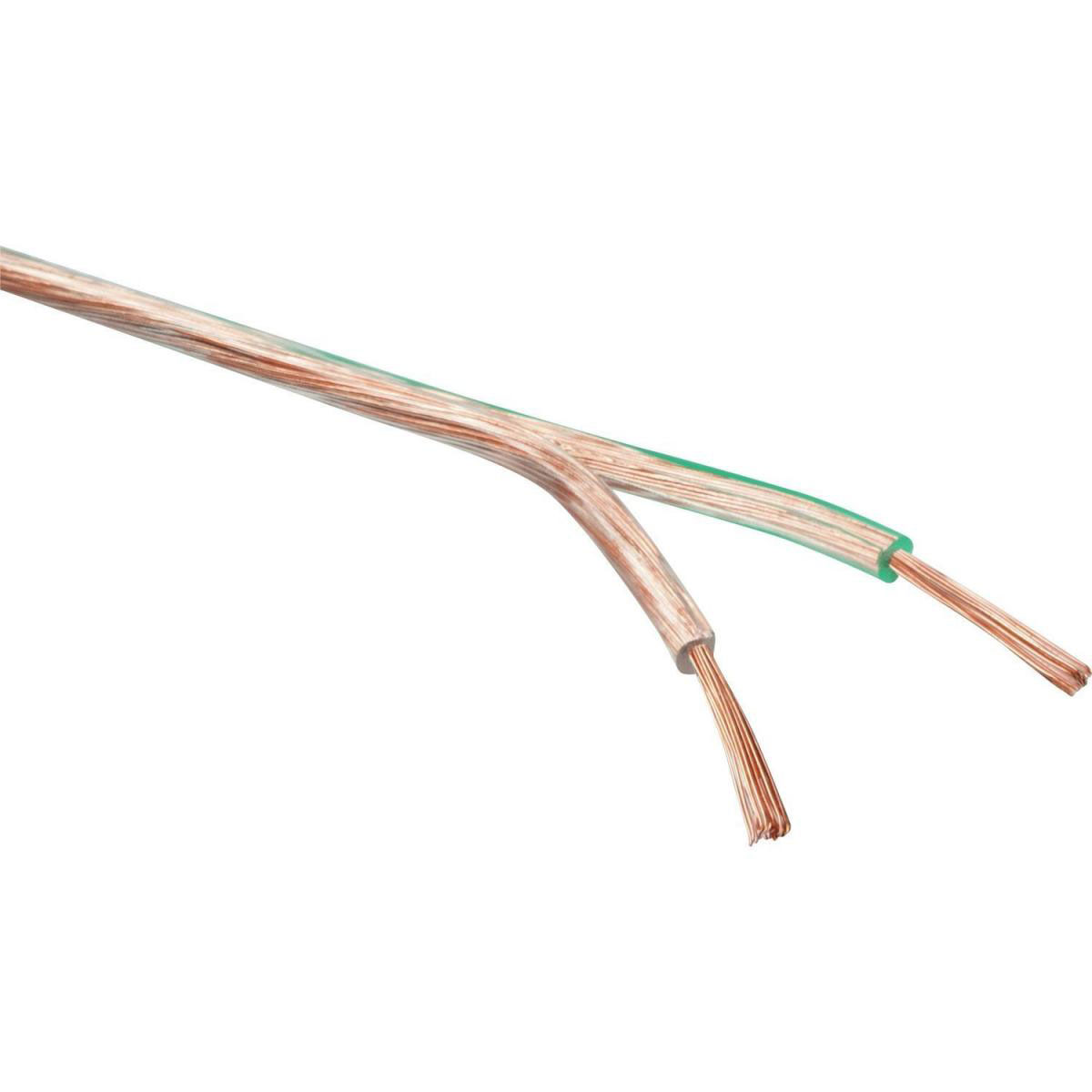 Schwaiger Audio-Lautsprecherkabel 10 m transparent 2x 0,75 mm²