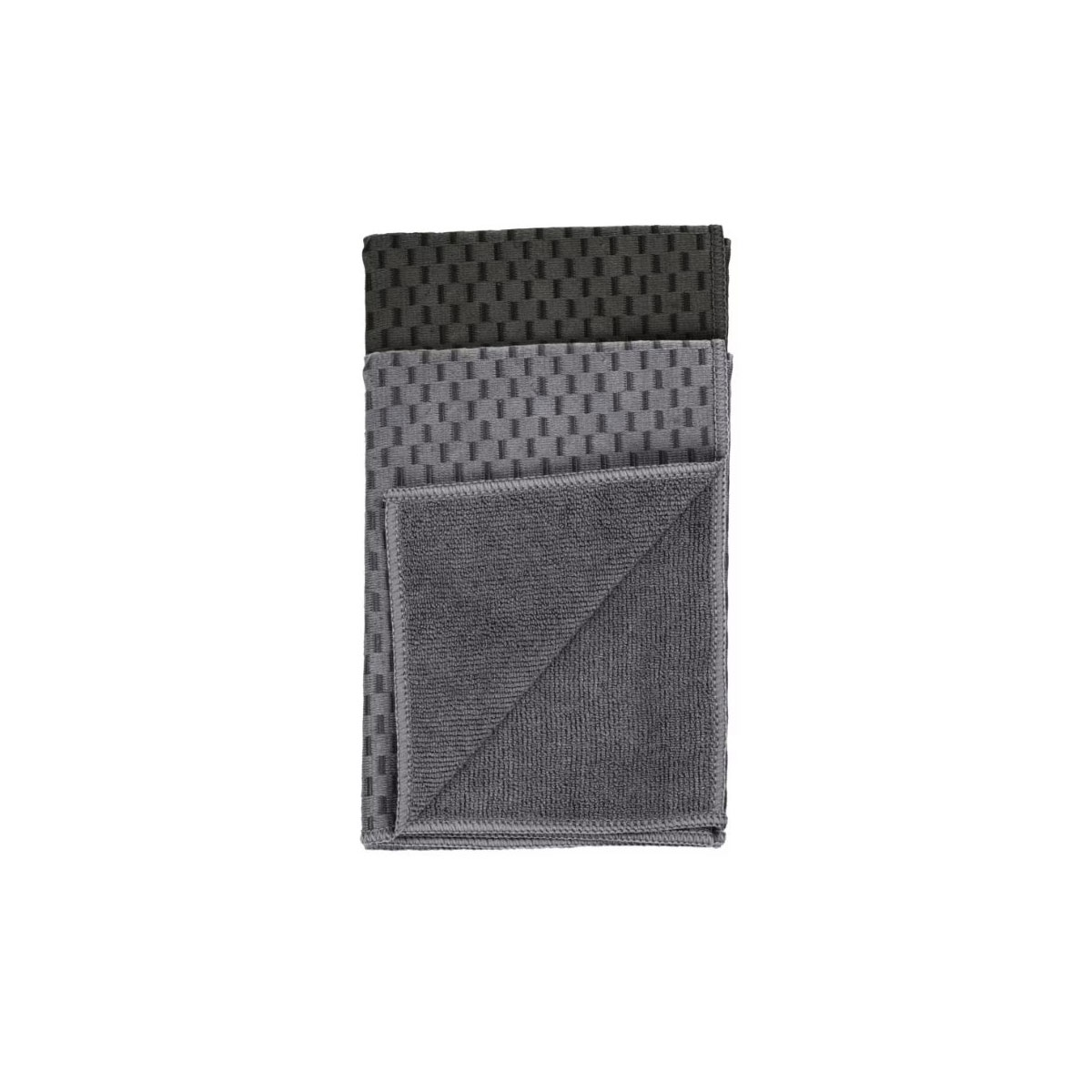 Wenko Mikrofaser Geschirrtücher Mod. Miko, 2er Set zum Abtrocken und Polieren