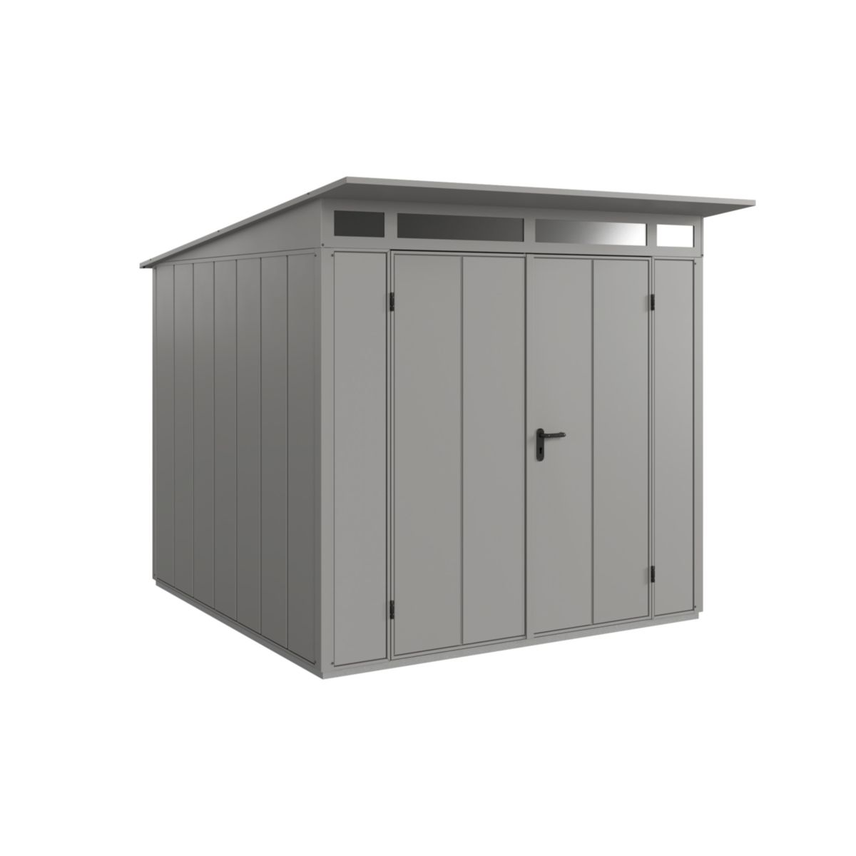 EcoStar  Gerätehaus Elegant-PTyp 2RAL9007 2 flg