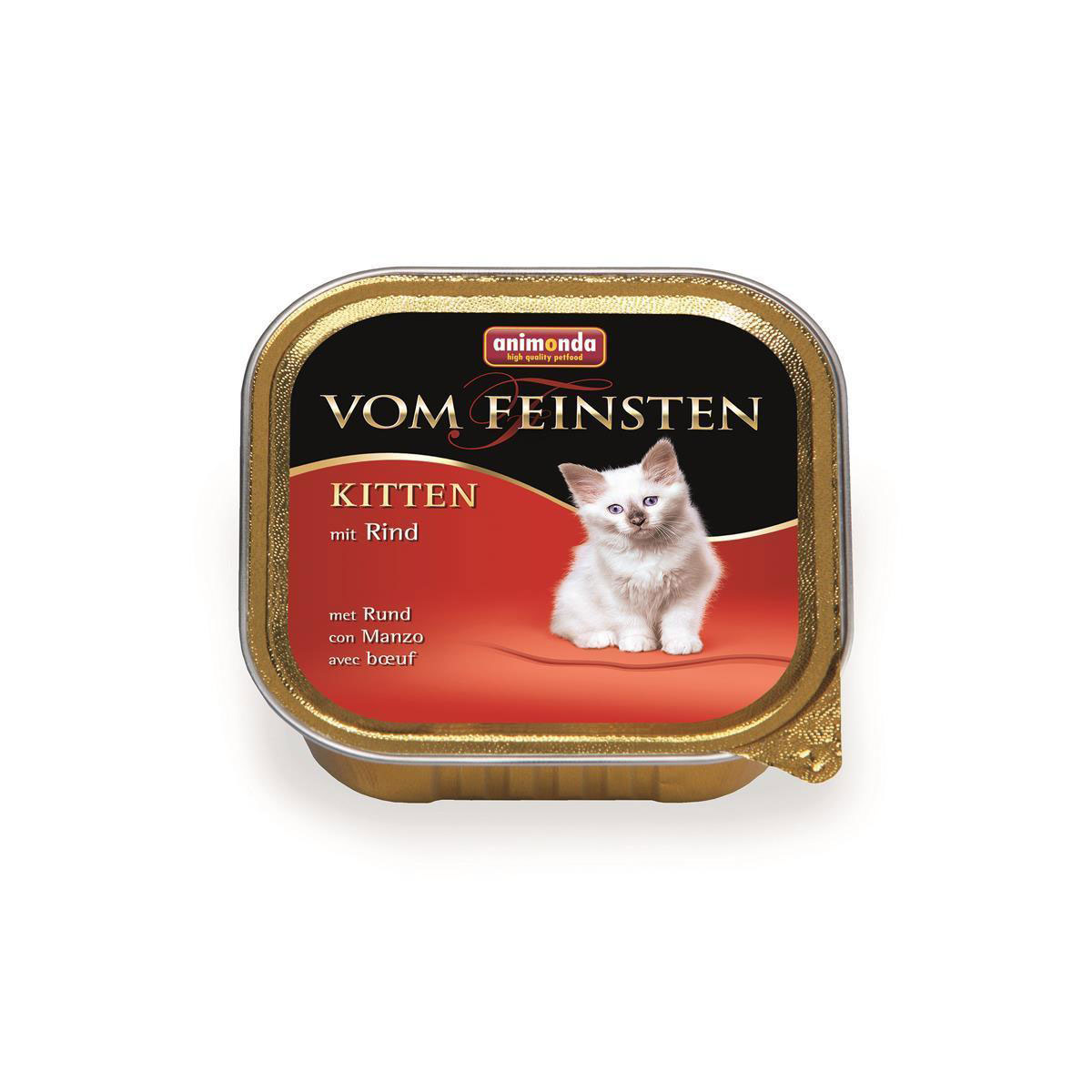 animonda Vom Feinsten  Cat Kitten mit Rind 100g Bild 2