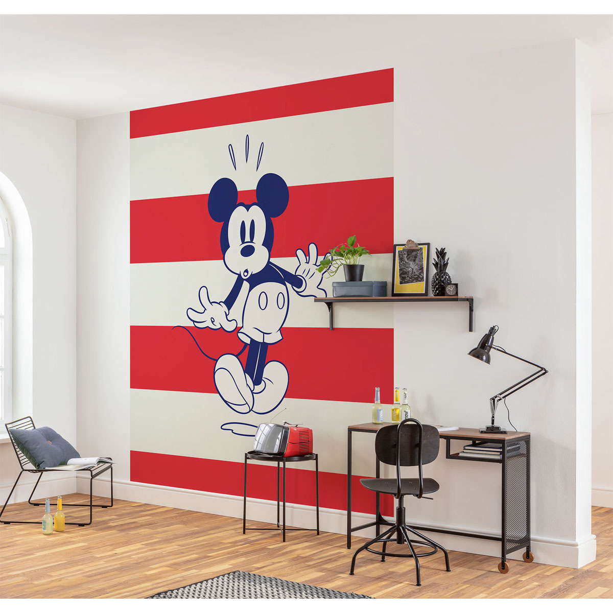 Komar  Vlies Fototapete Mickey Vibrant 200x250 cm