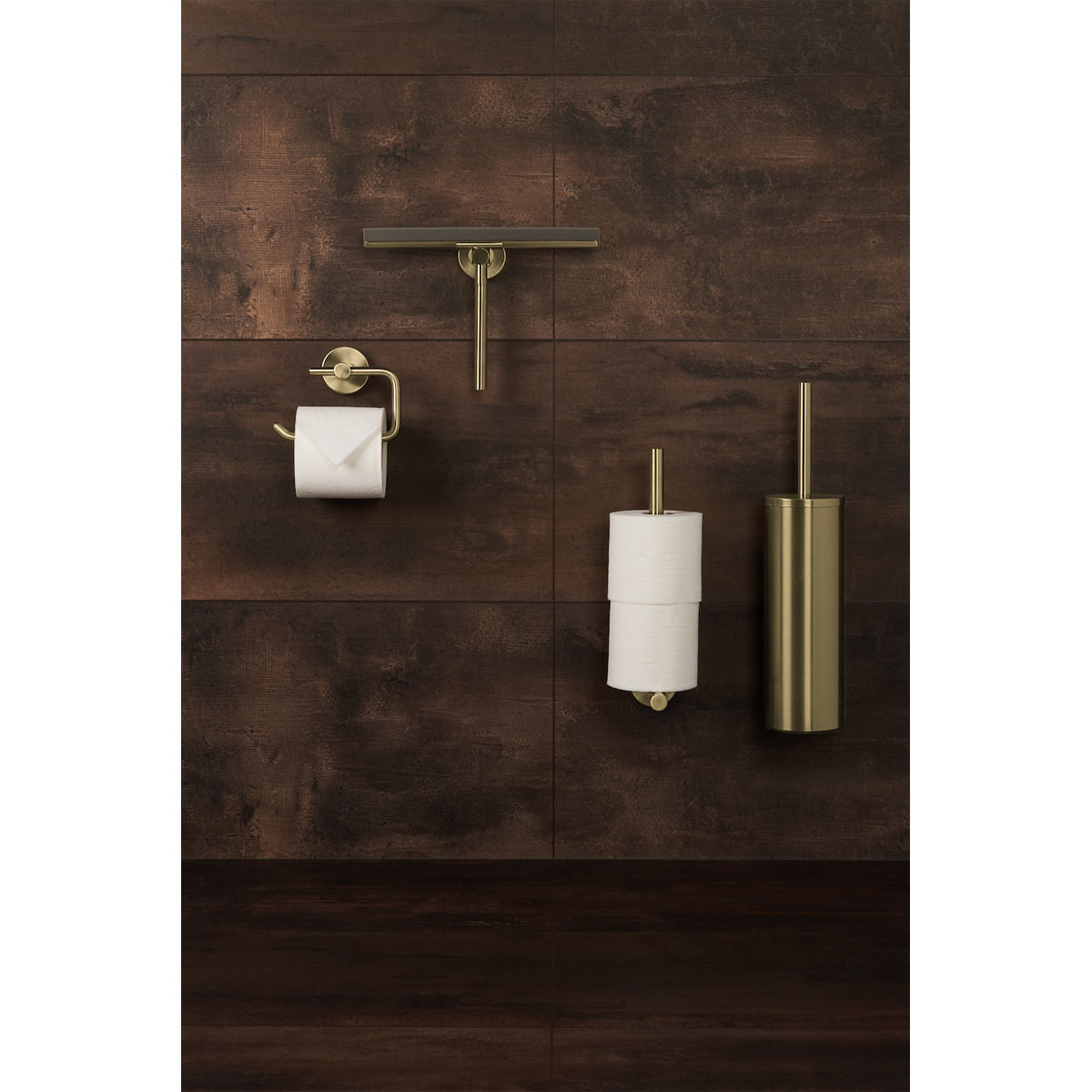 Haceka  Toilettenpapierhalter ohne Deckel Kosmos Gold Bild 2