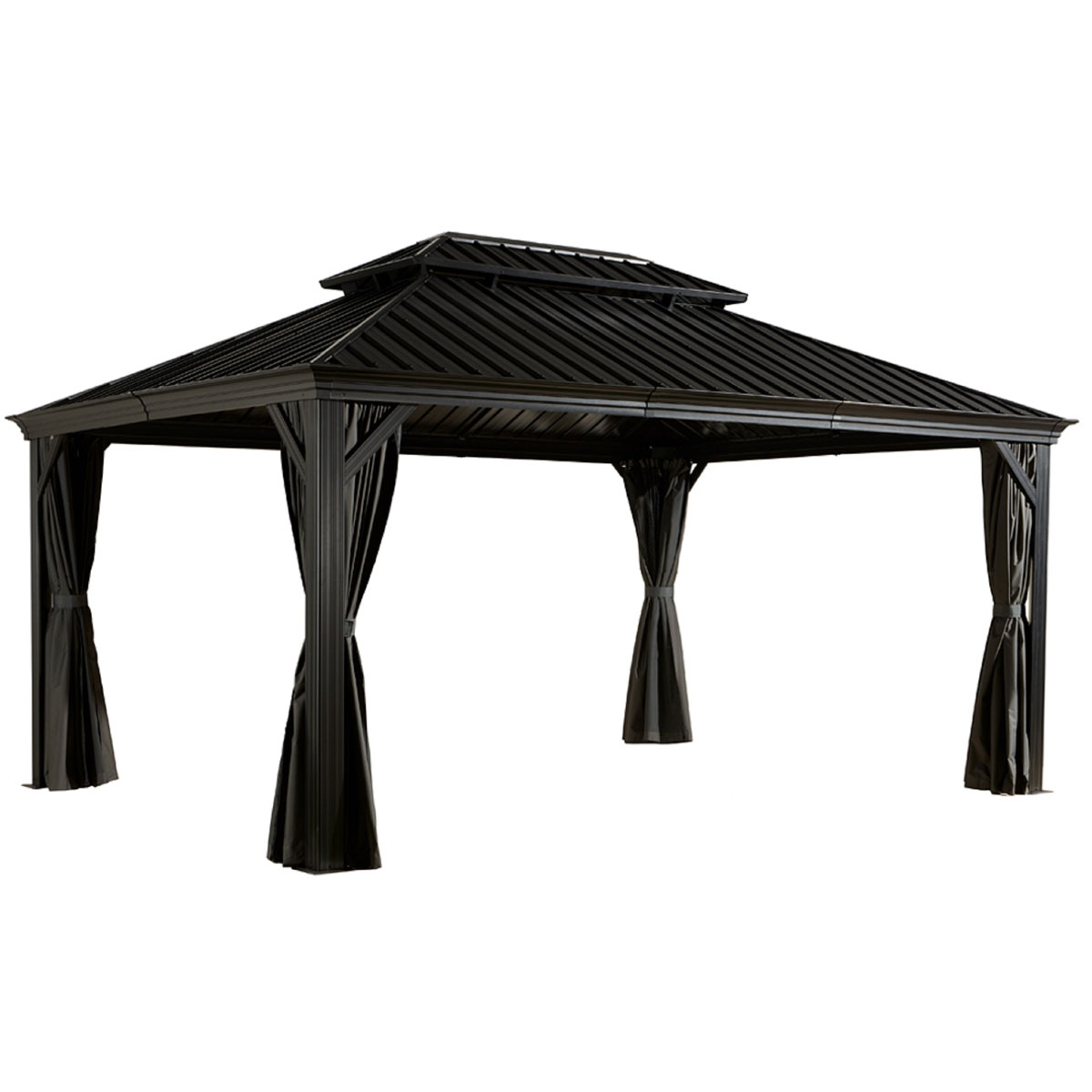 Sojag Pavillon Messina 1216 inkl. Moskitonetz 363x483x307,1cm Anthrazit