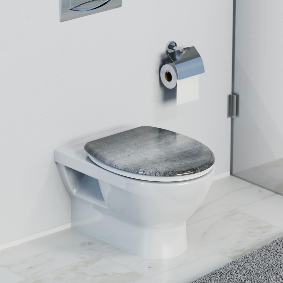 Schütte Duroplast WC-Sitz INDUSTRIAL GREY mit Absenkautomatik Bild 9