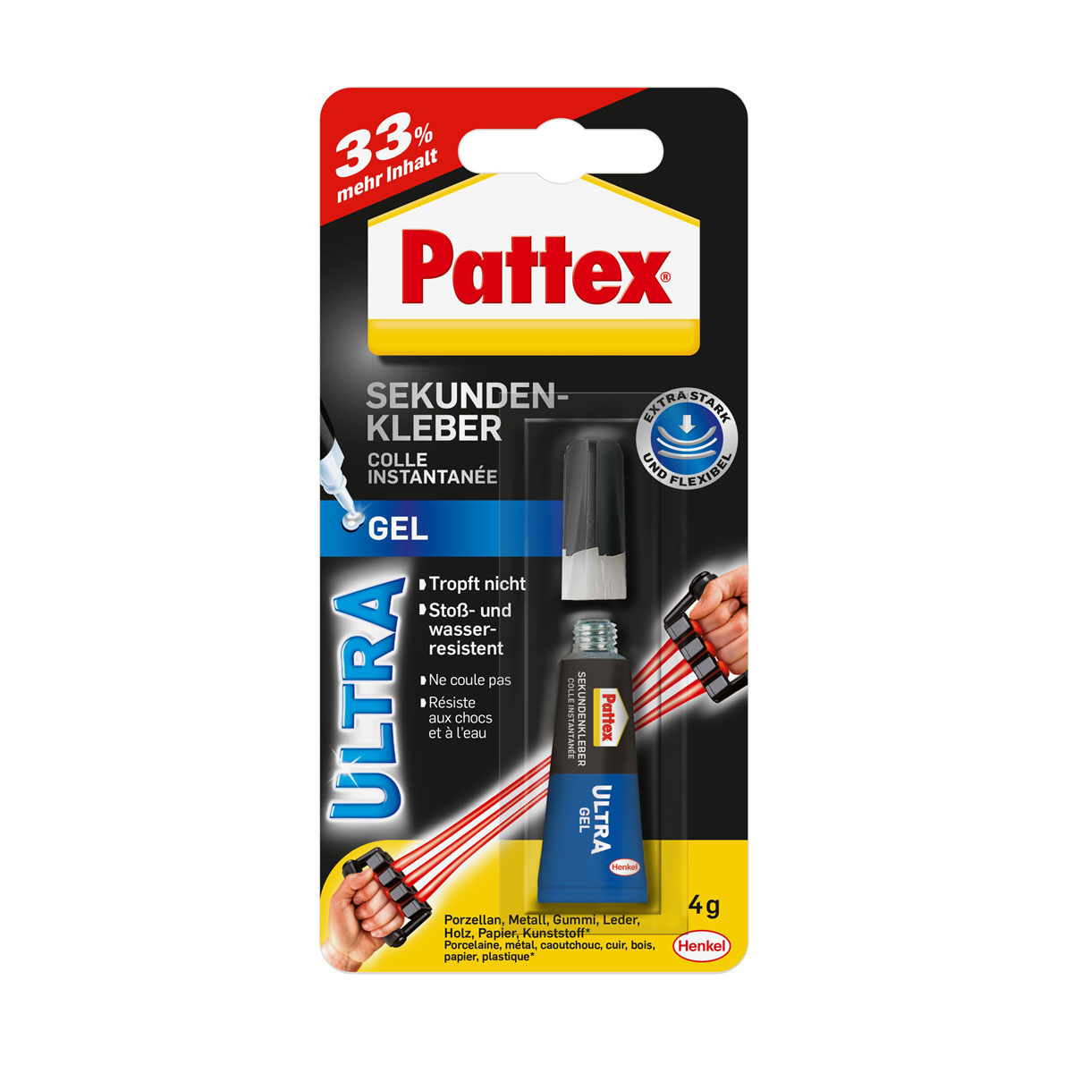 Pattex Sekundenkleber Ultra Gel 4 g