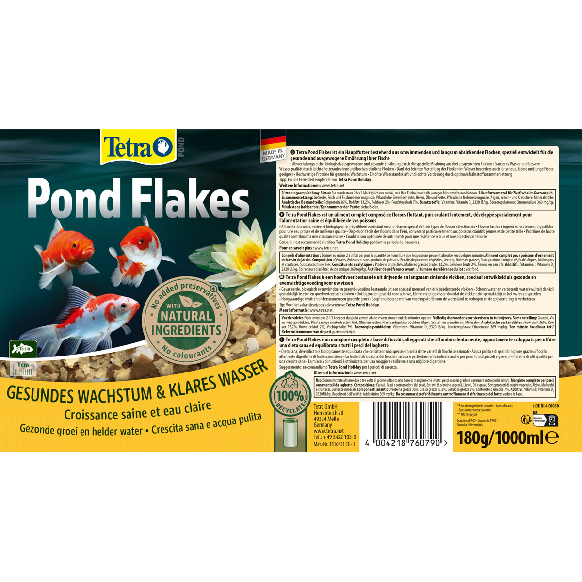 Tetra Pond Flakes 1 L Bild 4