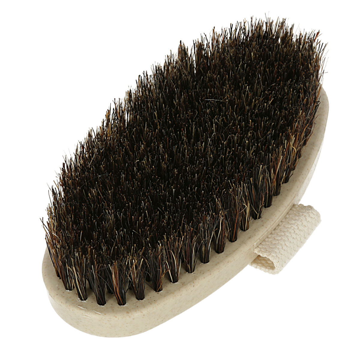 Pferdekardätsche Water Lily 17 x 8 cm beige-schwarz Bild 1