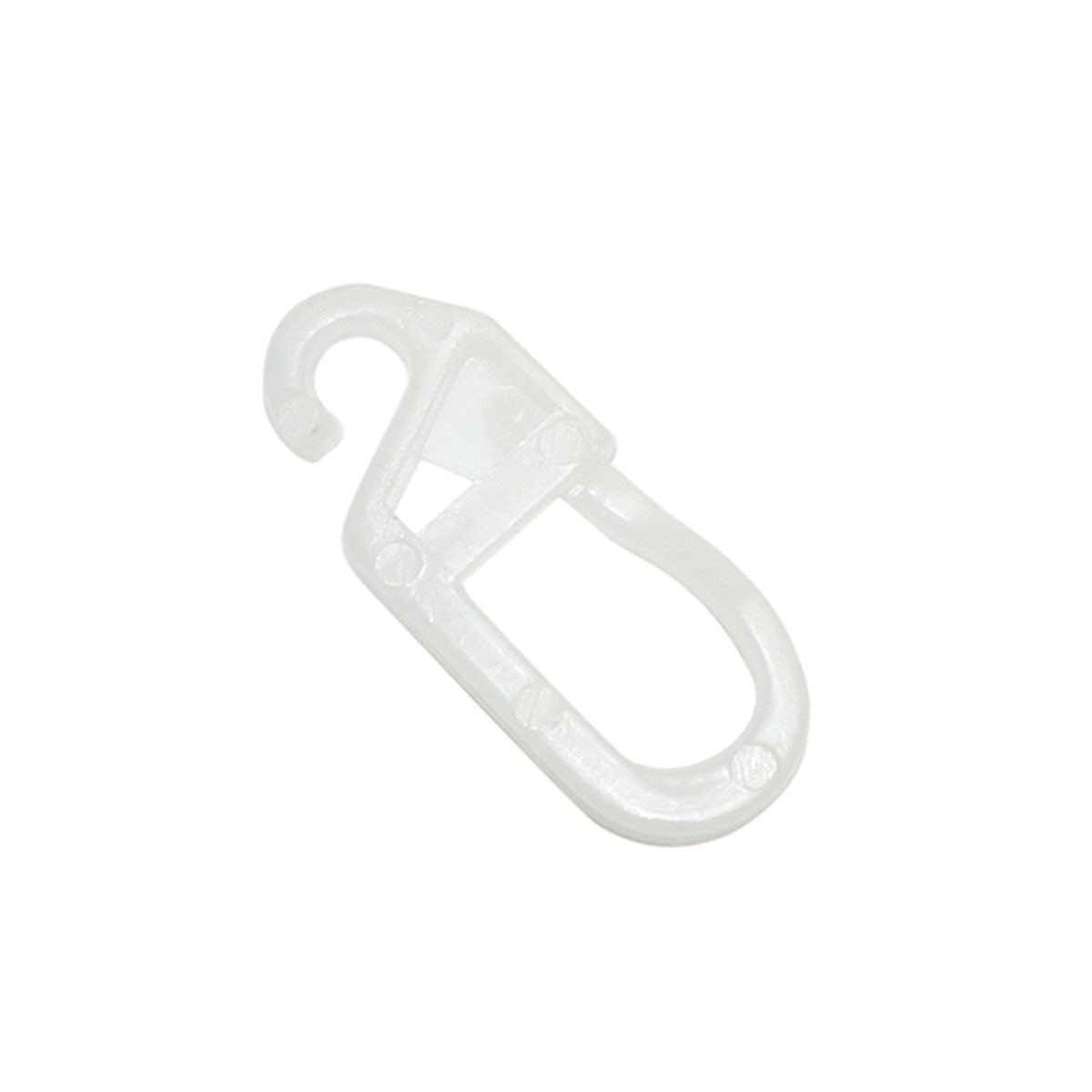 Gardinia Faltenlegehaken Kunststoff roh-weiß Bild 2