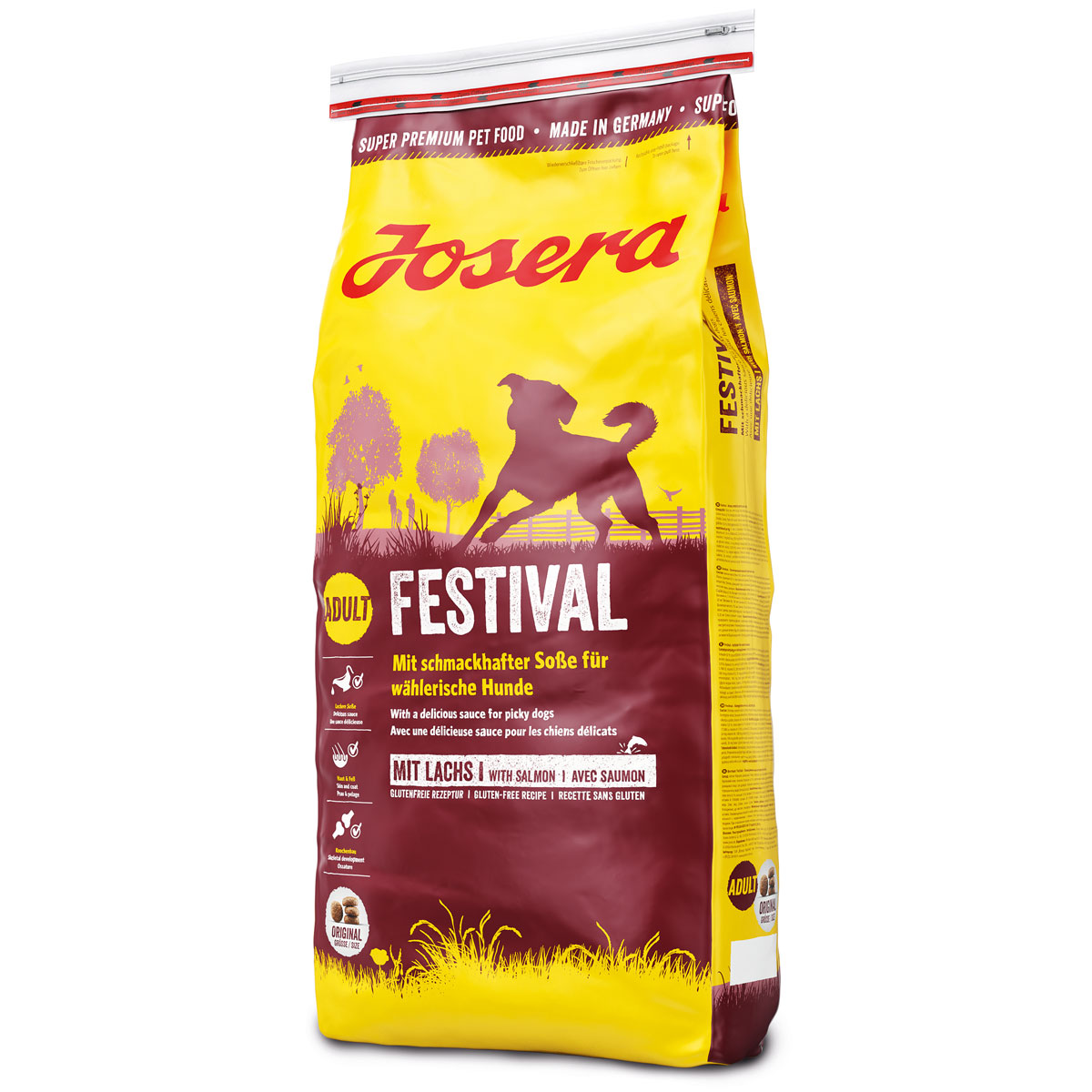 Josera Hundefutter Festival mit Lachs 12,5 kg glutenfrei 