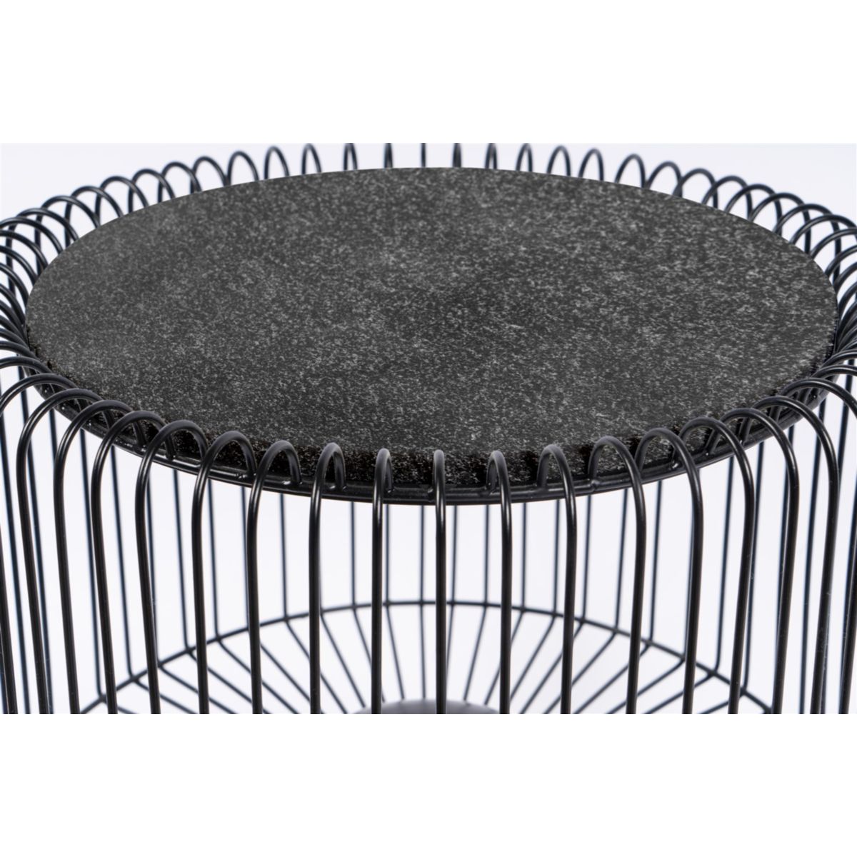 Beistelltisch Malibu 125 schwarz silber Bild 3