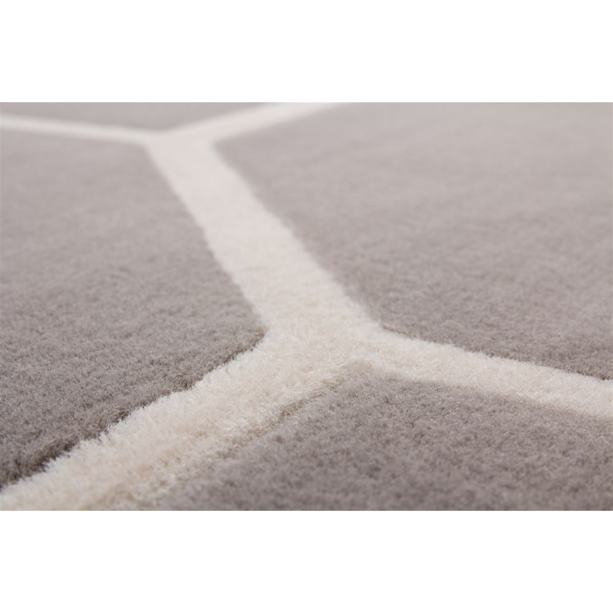 Lina 125 Taupe / Elfenbein 120cm x 170cm Bild 3