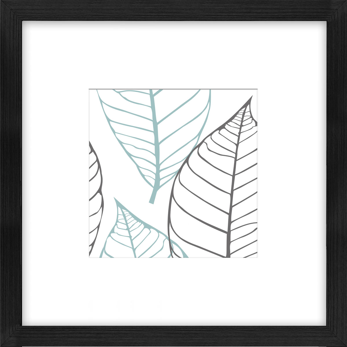 Bilderrahmen Iceland 23x23 cm schwarz Bild 1