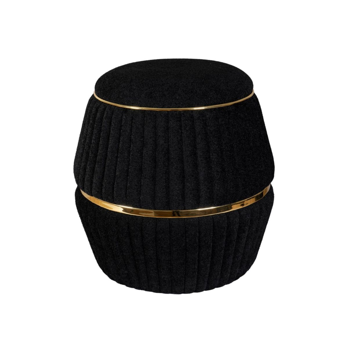 Hocker Doric 235 schwarz gold Bild 2