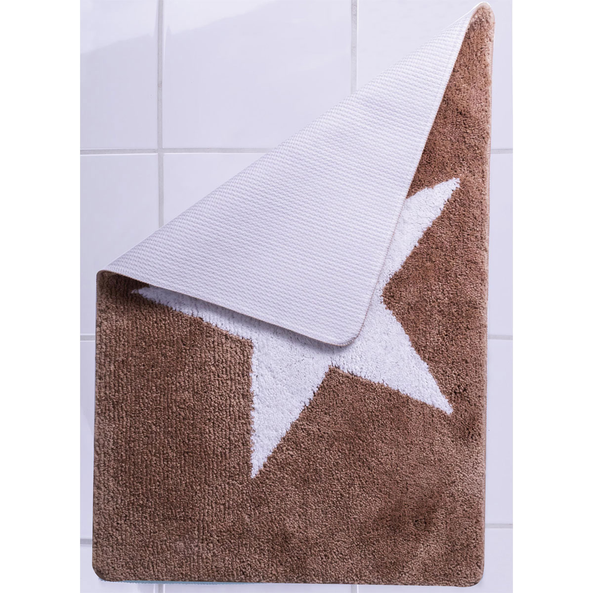 Ridder  Teppich Star 60 x 90 cm blau-weiß Polyester-Microfaser Bild 4