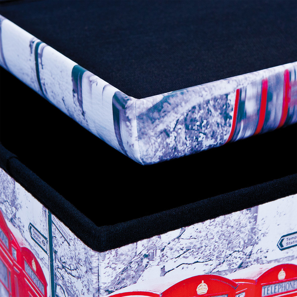 Inter Link Faltbox „Setti“, 38x38x38 cm, London Bild 6