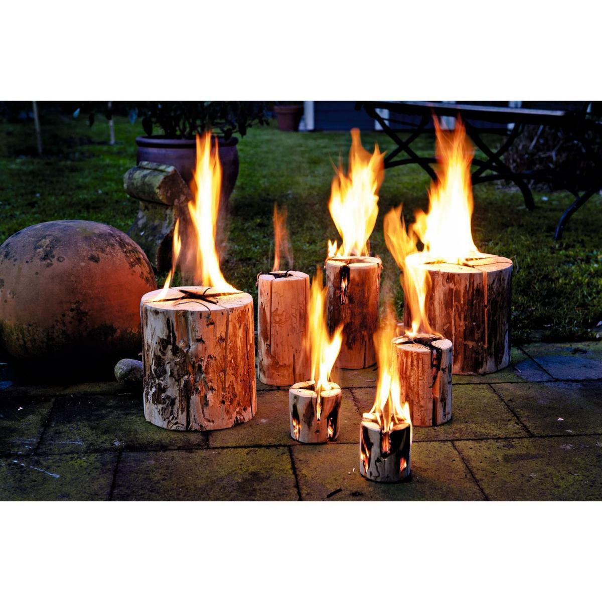 Schwedenfeuer Durchmesser 17-21 cm Höhe 23 cm Bild 2