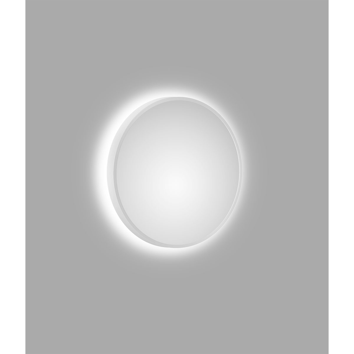 DSK  Design LED Lichtspiegel Silver Barbier White Dm 50 cm Bild 3