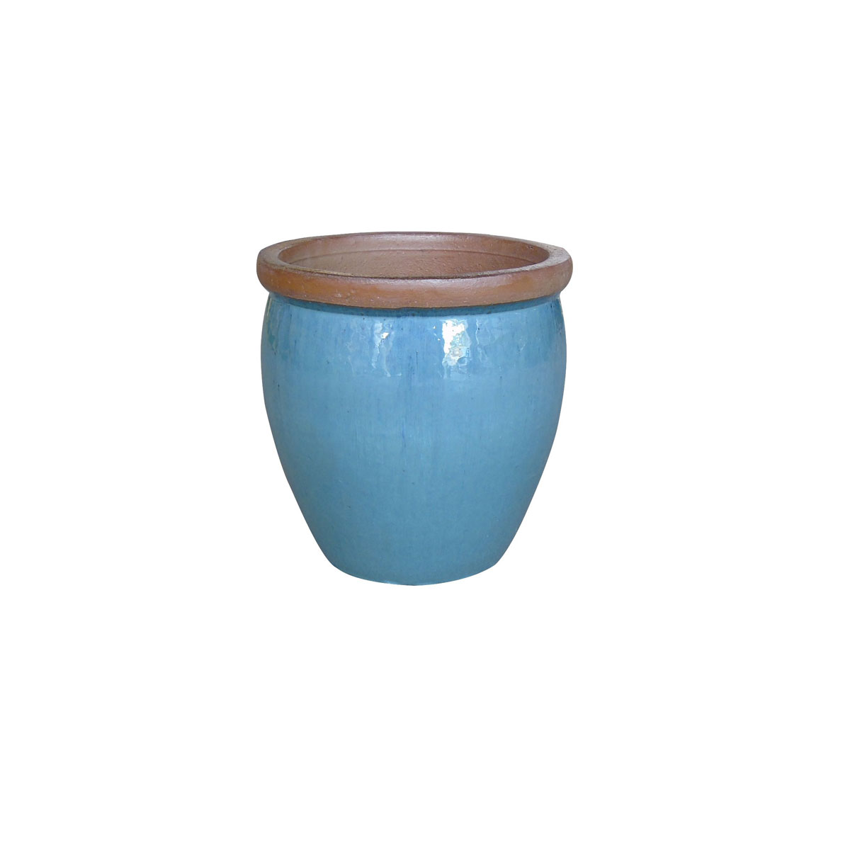 Haveson Pflanztopf Big Pot jade glasiert Durchmesser 30 x 30 cm