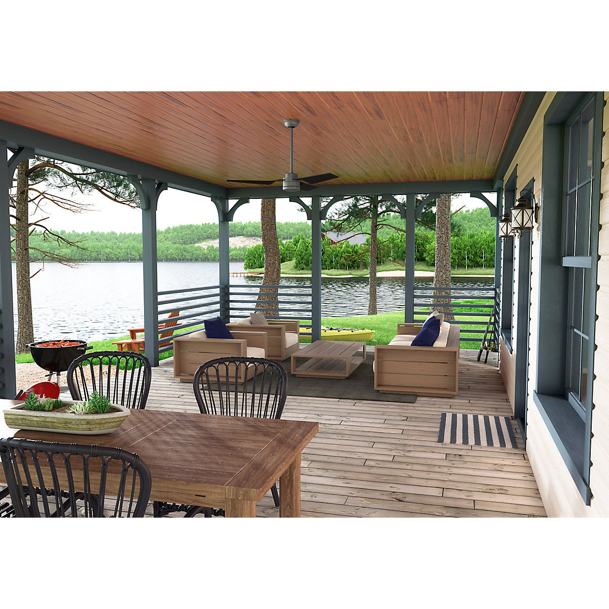 Hunter Fan Hunter Deckenenventilator Cabo Frio 132 cm Zinn antik Bild 8