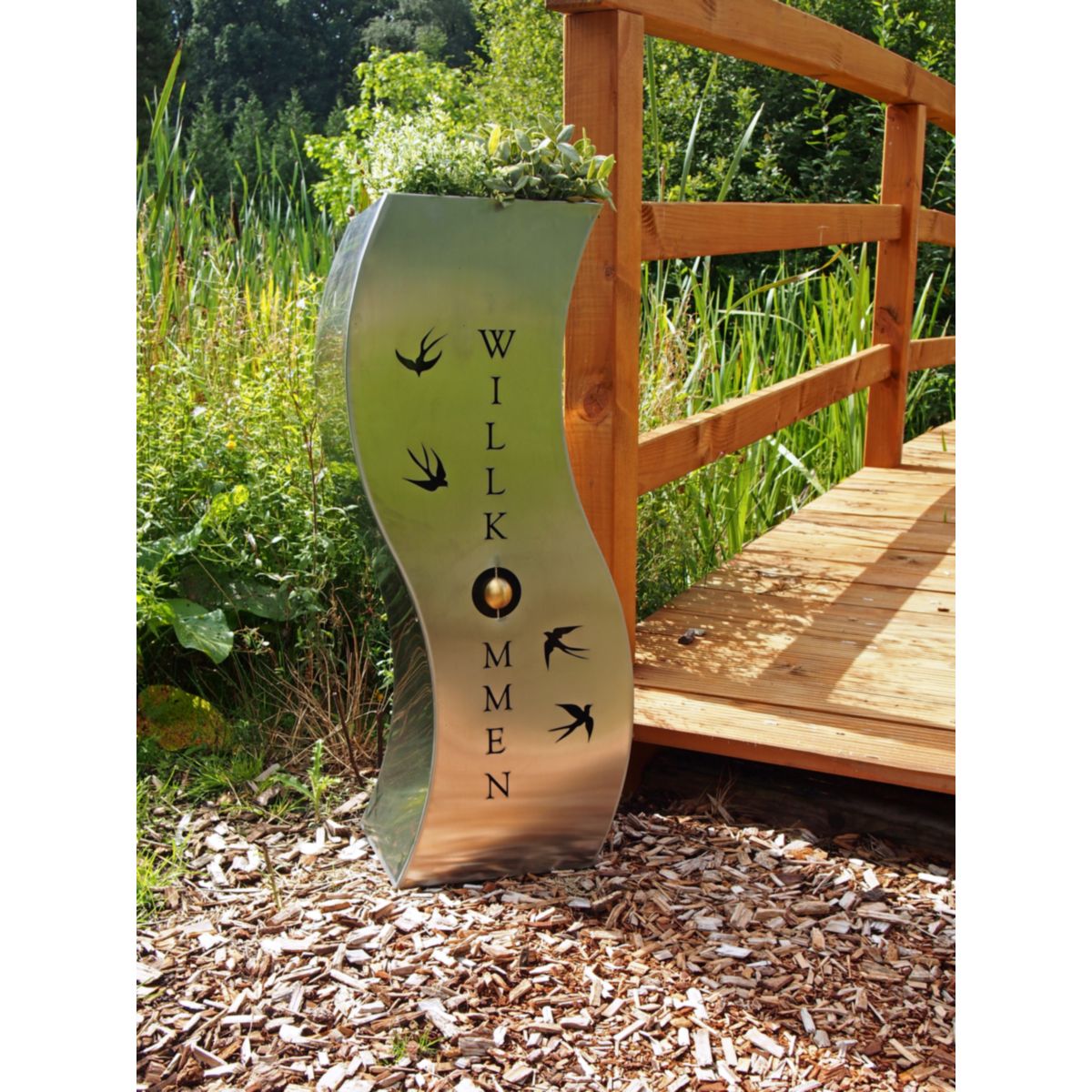 Garden Pleasure Pflanzsäule SCHWALBE Edelstahl, silber Bild 2