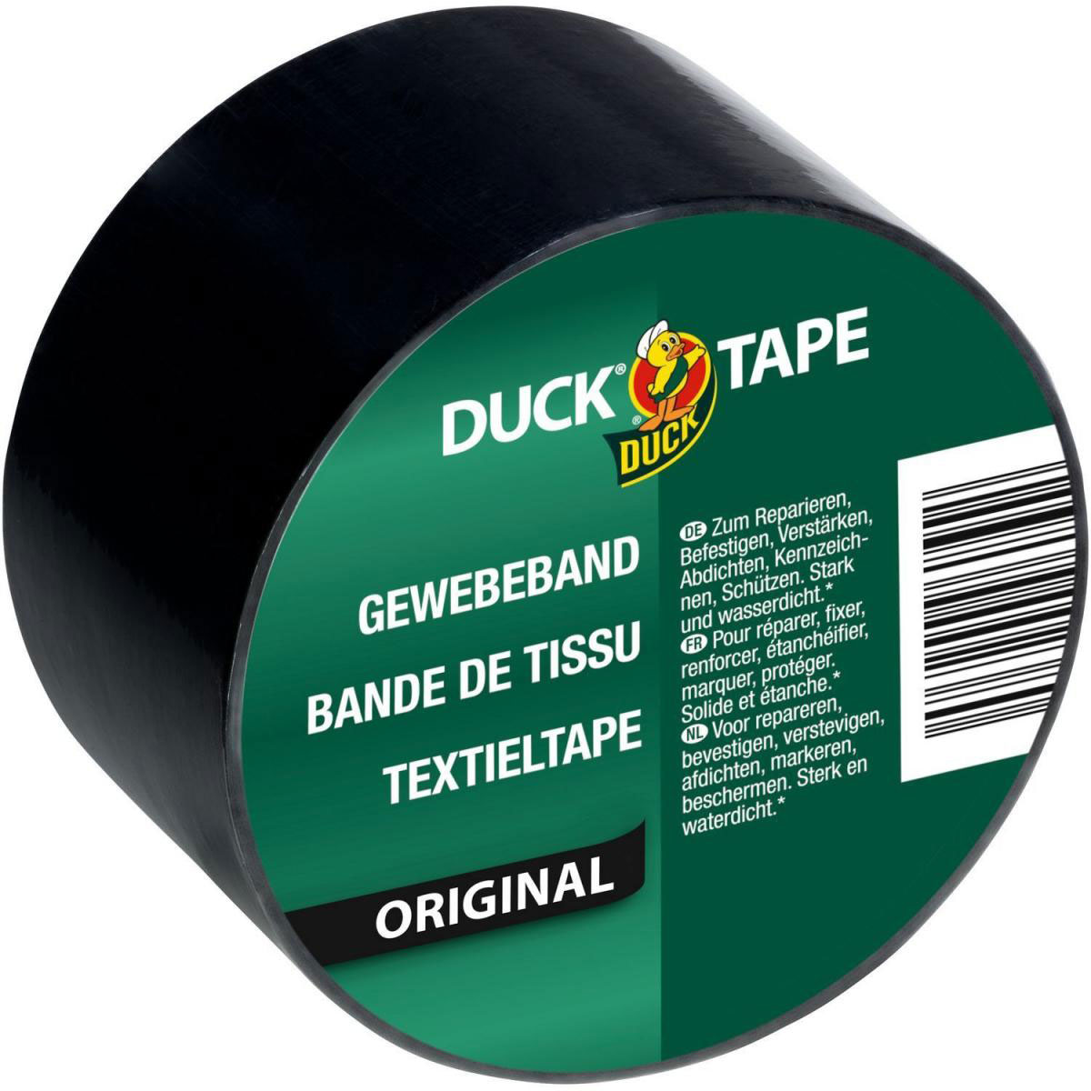 Duck Tape Original 50 mm x 5 m Schwarz Bild 1