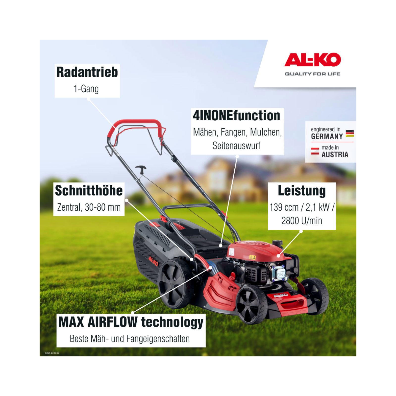 AL-KO  Akku-Kettensäge 18 V CS 1825 inkl Akku Bild 8