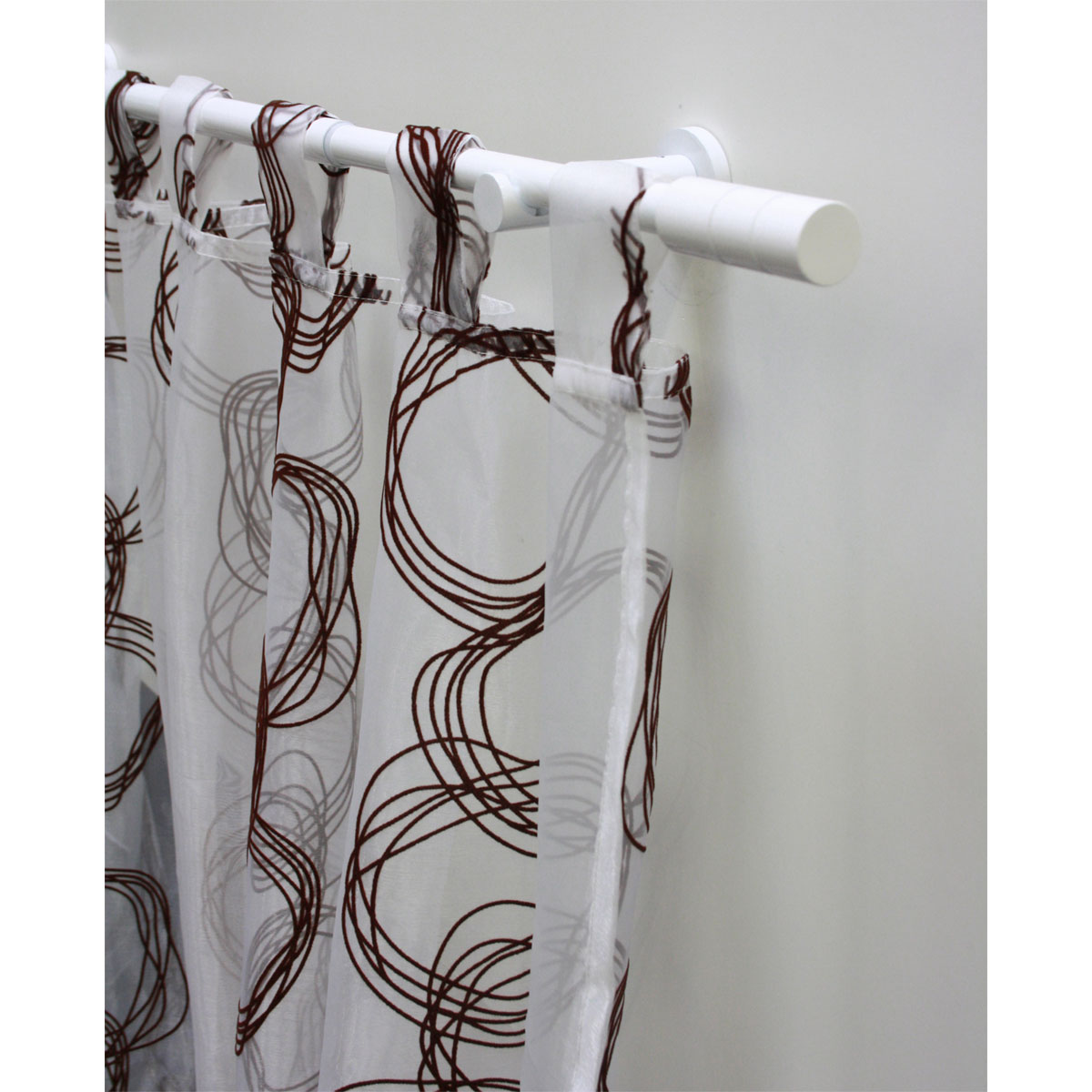 Gardinia Gardinenstange Kreta Zylinder 190-340 cm weiß Bild 2