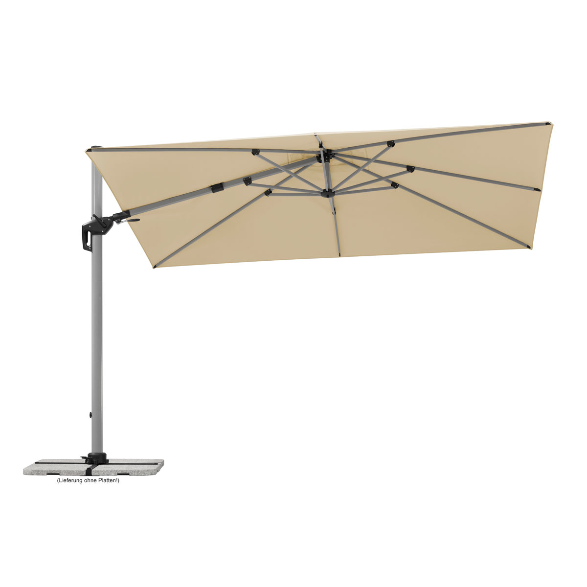 Schneider Schirme Ampelschirm Bermuda 260 x 350 cm natur Bild 2