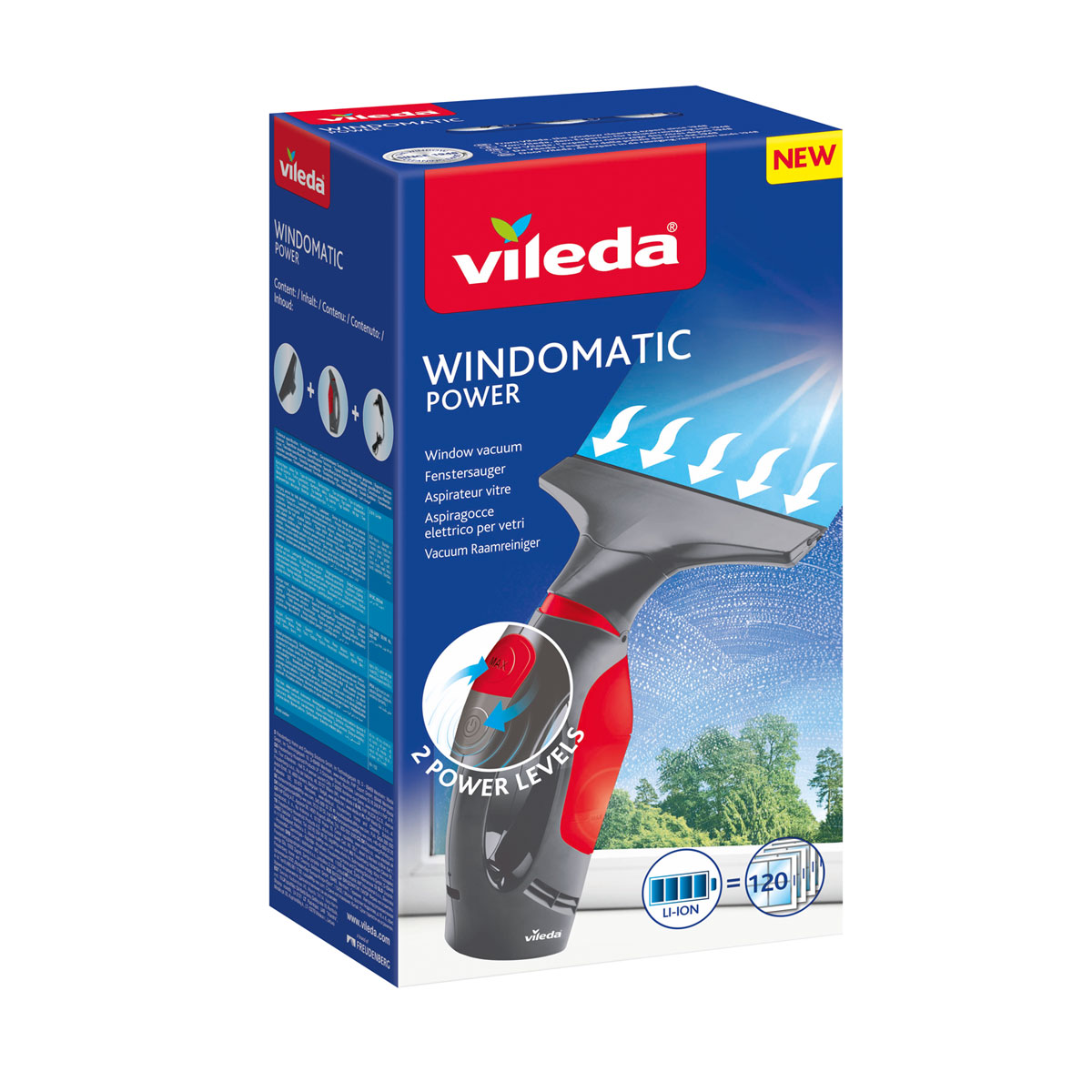 Vileda Fenstersauger Windomatic Power