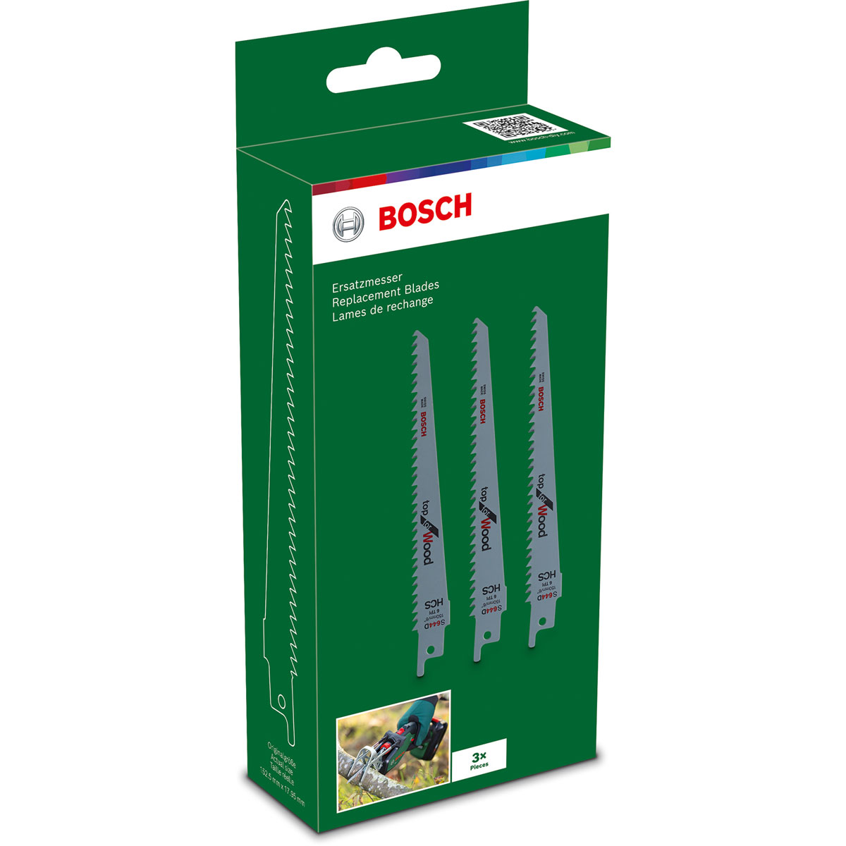 Bosch  Sägeblatt-Set Keo für frisches Holz 3 Stk. Bild 2