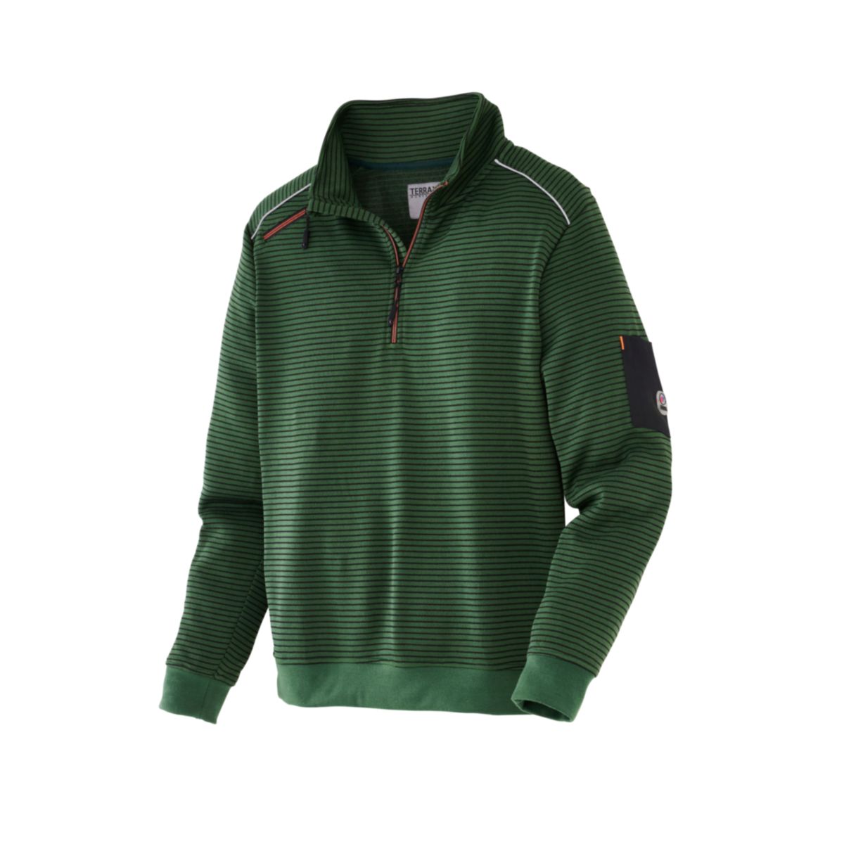 Terrax Workwear Herren Stricktroyer Grün Gr. 3XL