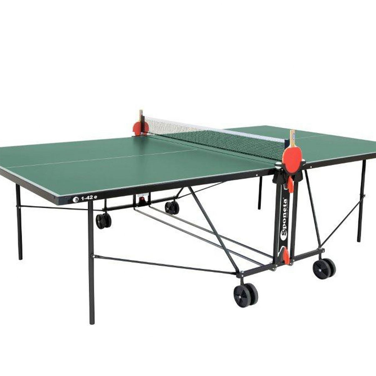 Sponeta Tischtennisplatte S 1-42 e Grün Outdoor Tischtennis Tisch wetterfest Bild 2