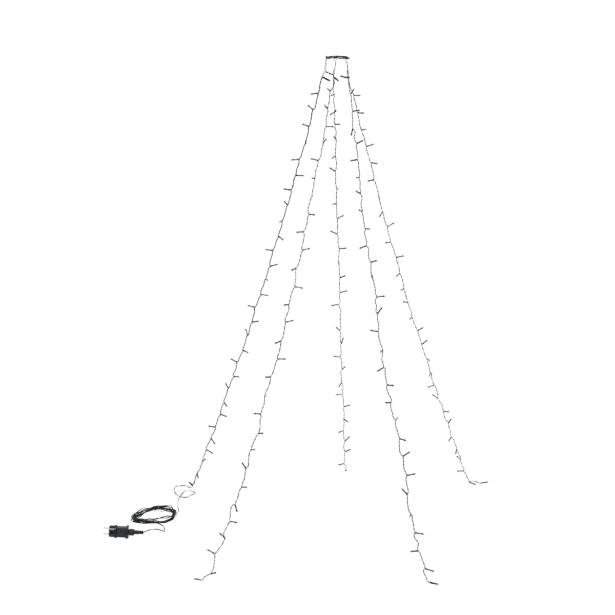 Ambientis LED-Baummantel mit Ring 150 flammig für innen und außen