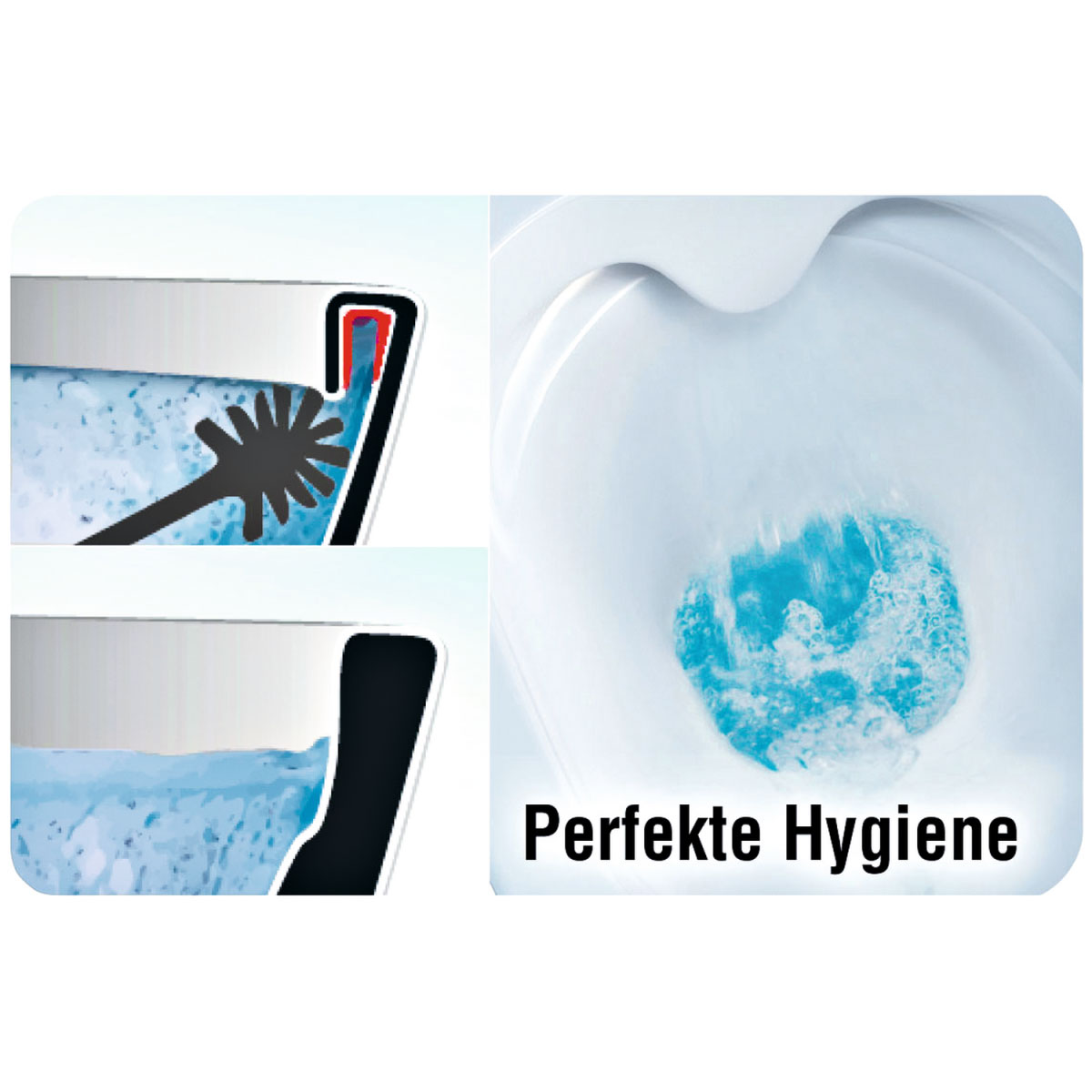 Tiefspül-Wand-WC Montego spülrandlos Bild 2