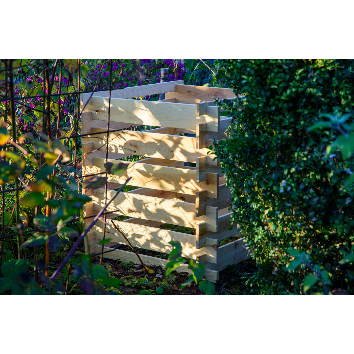 dobar Holz-KomposterStecki 78 x 78 x 78 cm Kiefer natur Bild 7