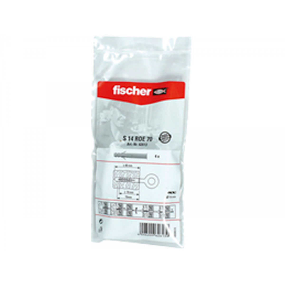 Fischer  Dübel S 14 ROE 70 mm 4 Stück