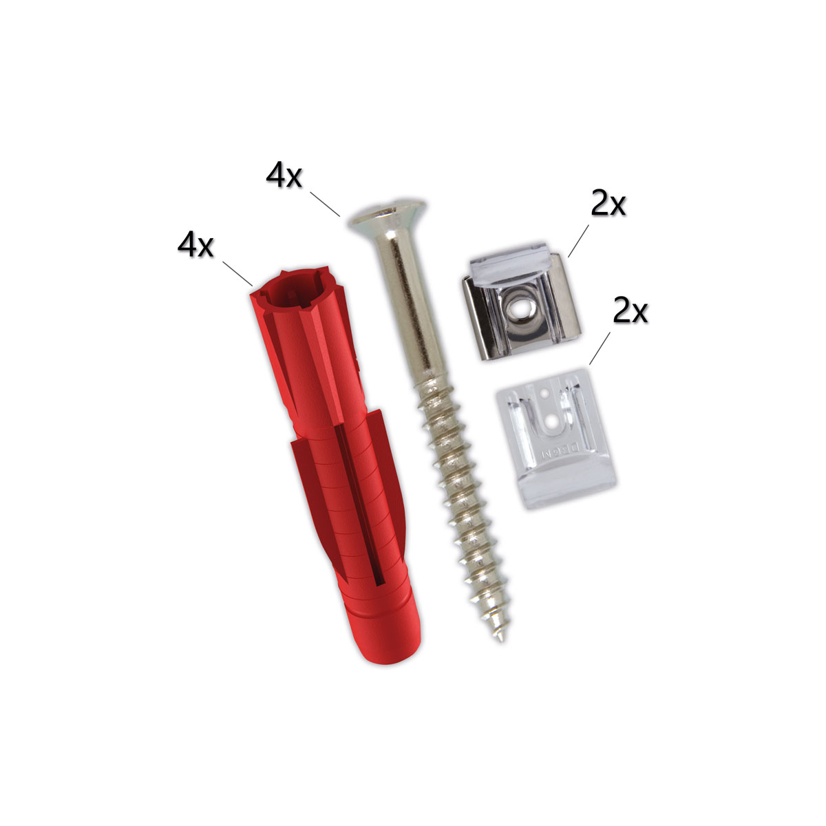 TOX Spiegelbefestigung Look und Tri 6/36