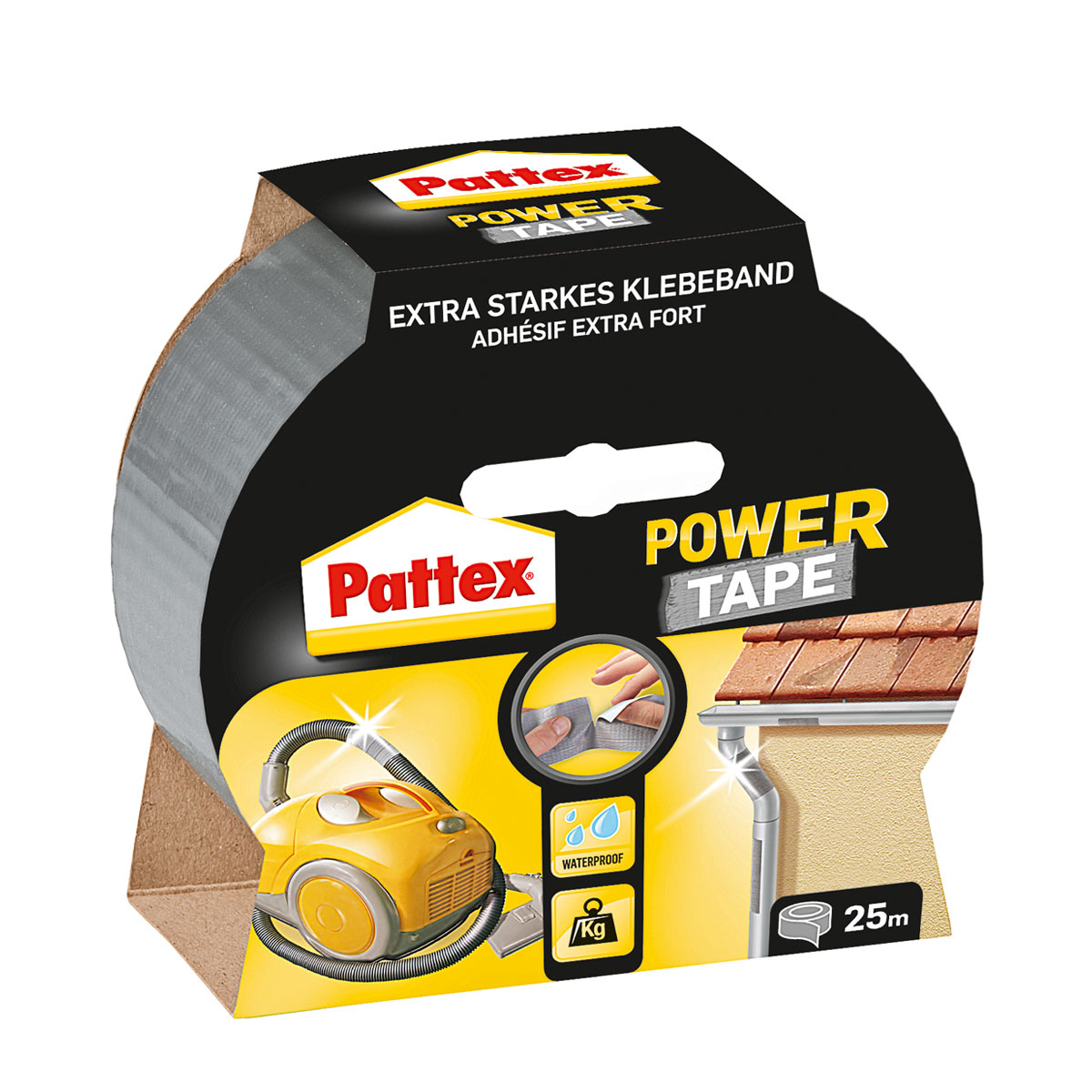 Pattex Reparaturband Power Tape silber 50 mm x 25 m