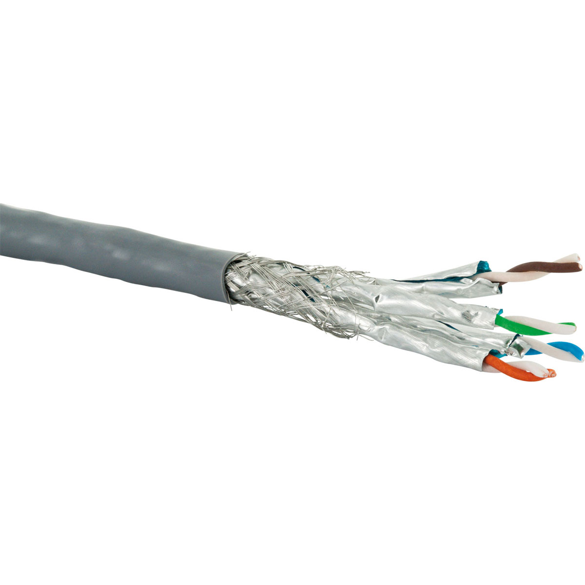 Schwaiger Netzwerkkabel CAT6a 500Mhz 10Gbit/s 10m grau Bild 3