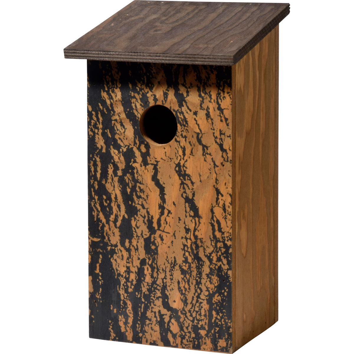 dobar Nistkasten Quercus robur 15,5 x 14,5 x 30 cm Baumrinde-Aufdruck Eiche