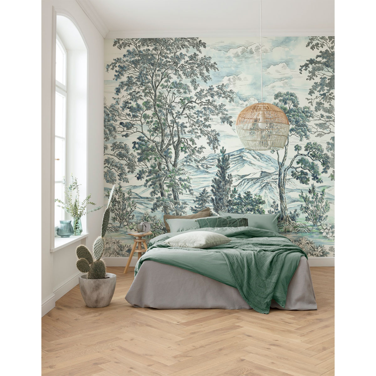 Komar  Vlies Fototapete Highland Trees 250x280 cm