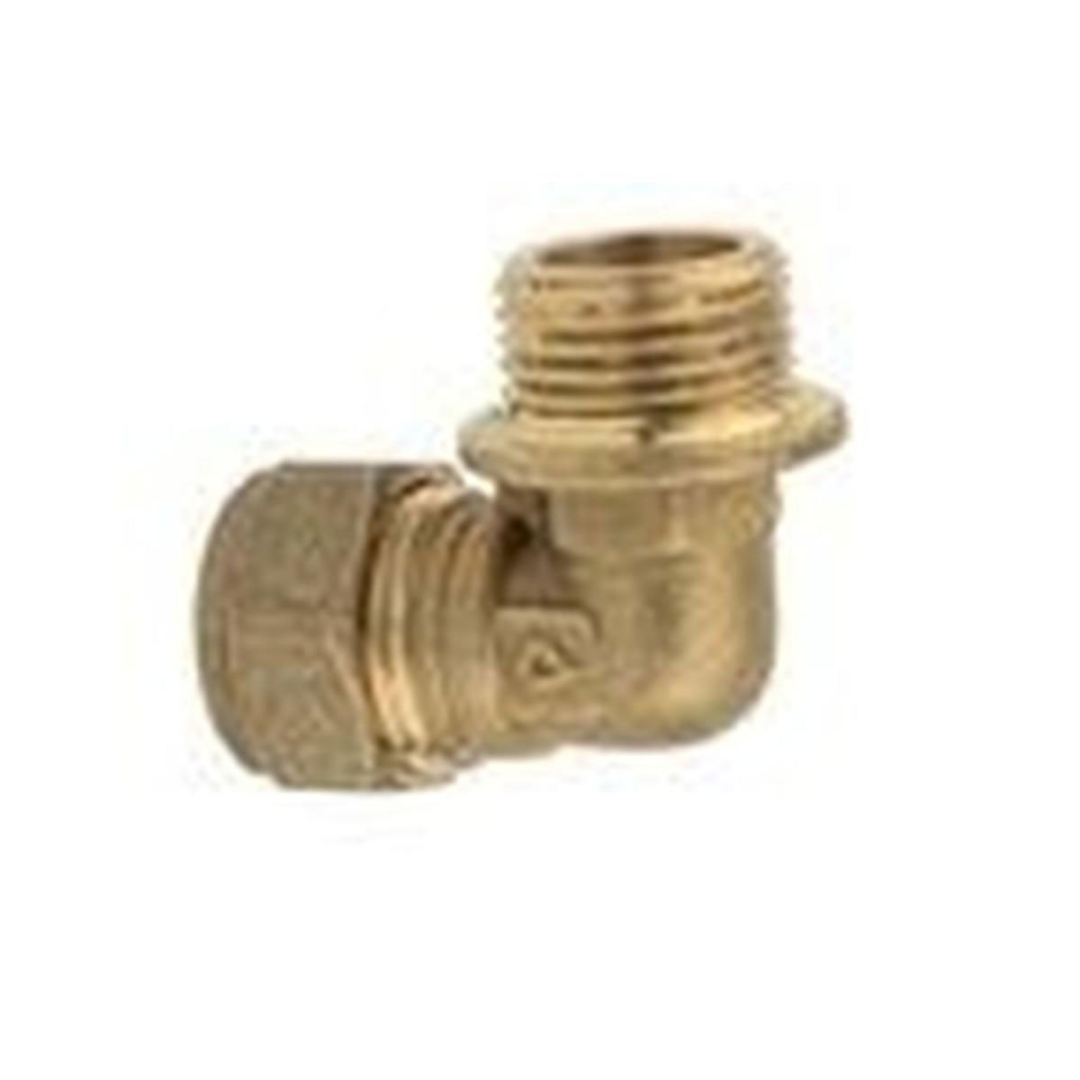 Kirchhoff 90-Übergangswinkel 15 mm x ½ AG Kupfer