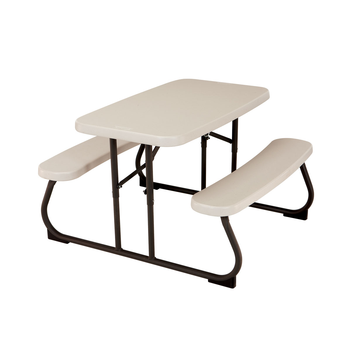 Lifetime Tisch für Kinder mit Klappfunktion 90x82,5x53,5cm Lichtgrau