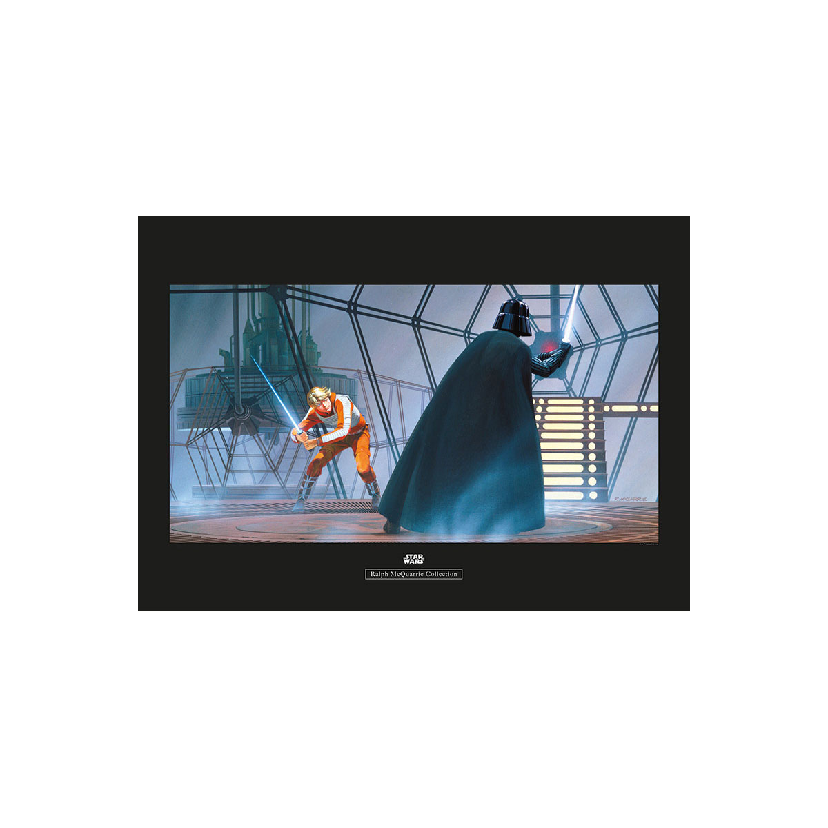 Komar  Wandbild Star Wars Classic Vader Luke Carbonit Room 70x50 cm Bild 2