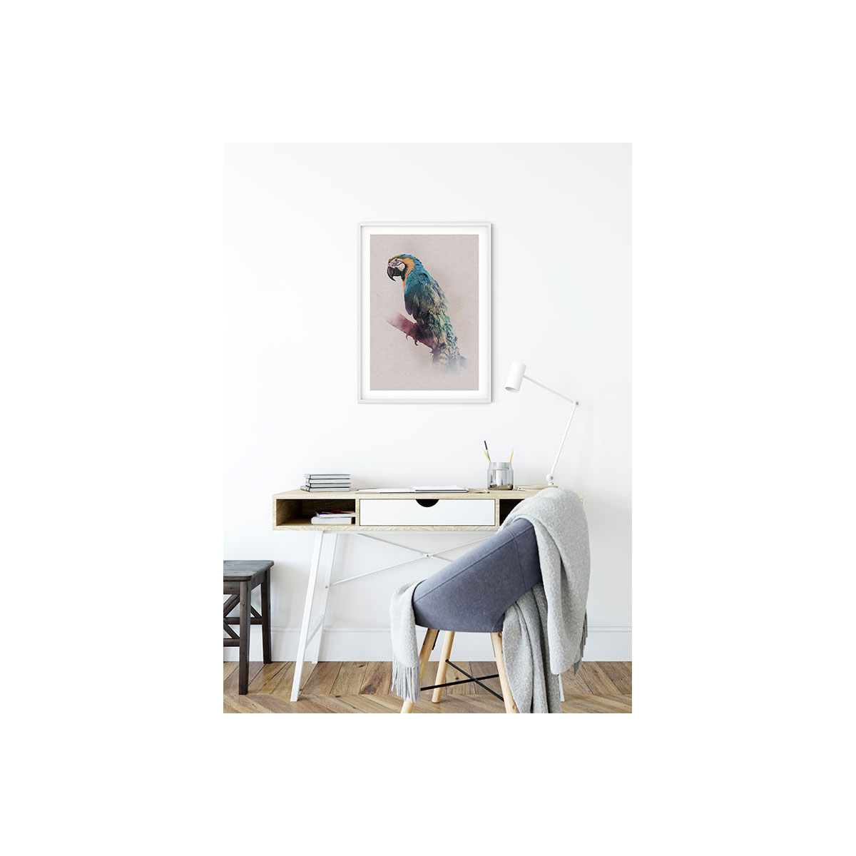 Komar  Wandbild Animals Paradise Parrot 50x70 cm Bild 6