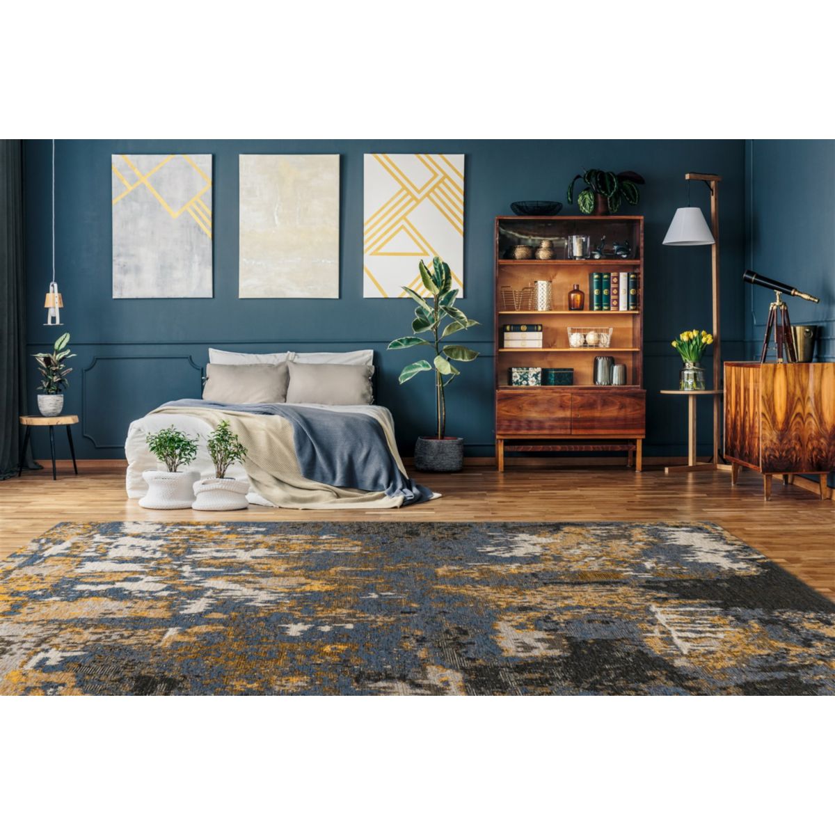 Primavera 525 Multi / Blau 80cm x 150cm Bild 2