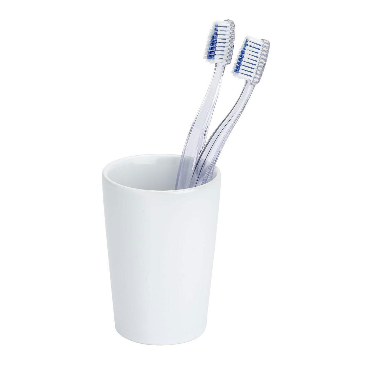 Wenko Zahnputzbecher Coni weiß Bild 1