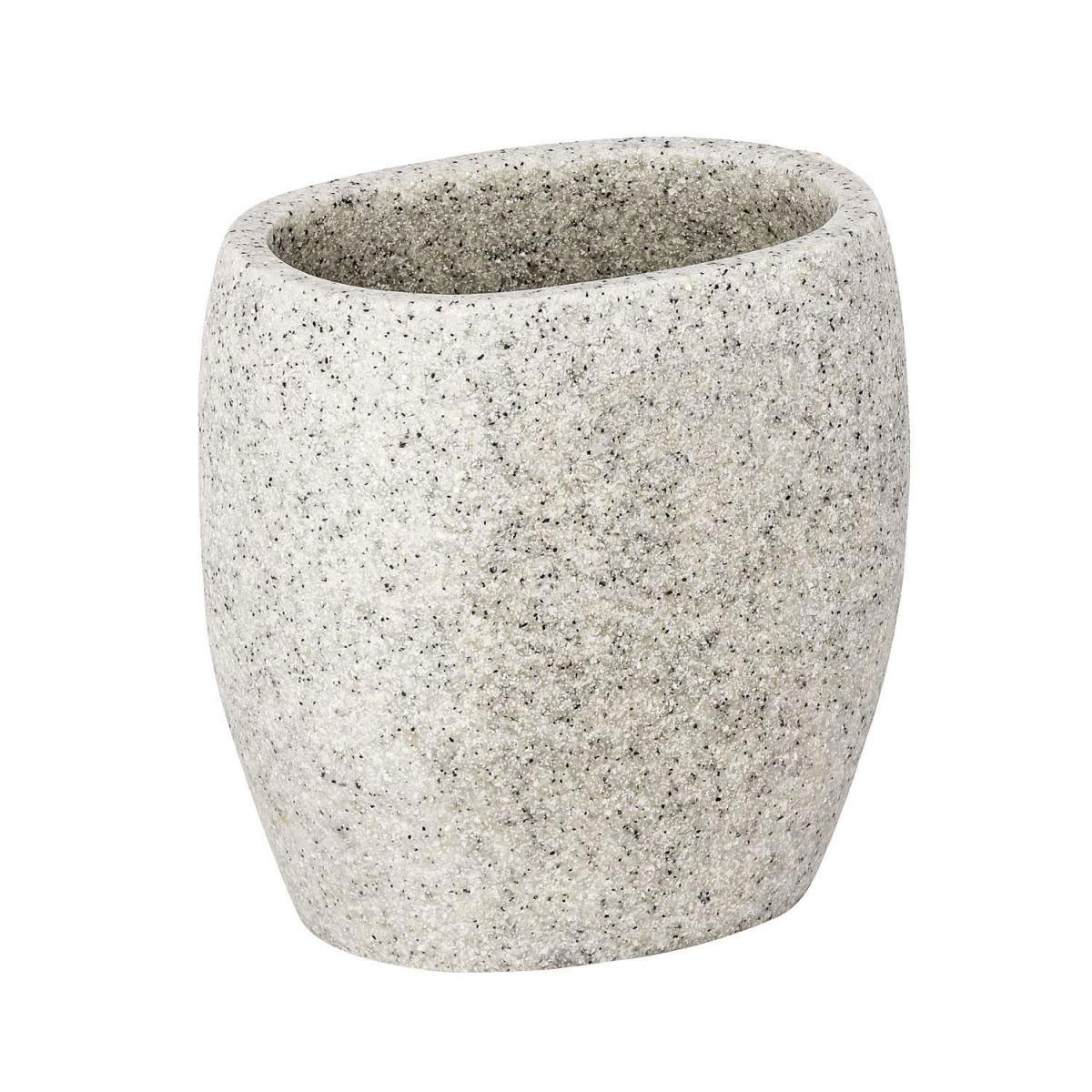 Wenko Zahnputzbecher Puro hellgrau