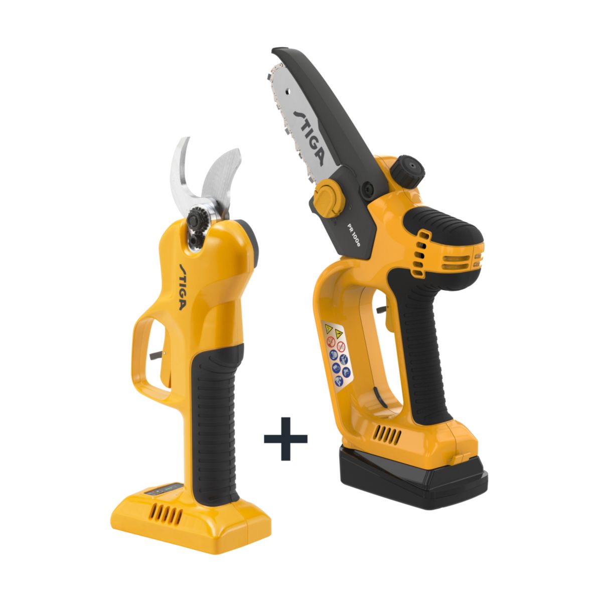 Stiga Akku-Handegeräte-Set SC 100&PR 100